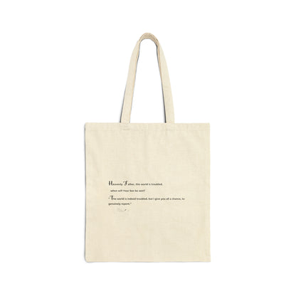 Cotton Canvas Tote Bag