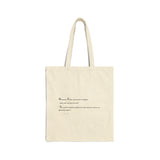 Cotton Canvas Tote Bag