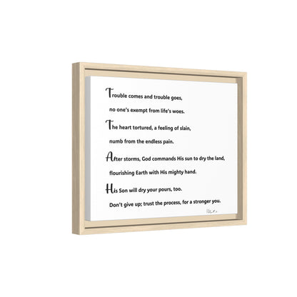 Matte Canvas, Framed (Multi-color)