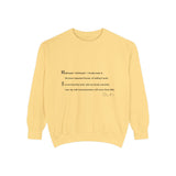 Unisex Garment-Dyed Sweatshirt