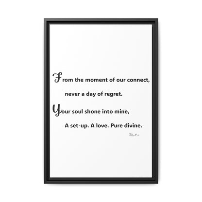 Matte Canvas, Framed (Multi-color)