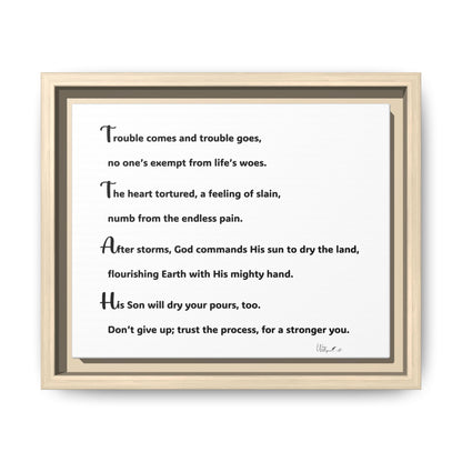 Matte Canvas, Framed (Multi-color)
