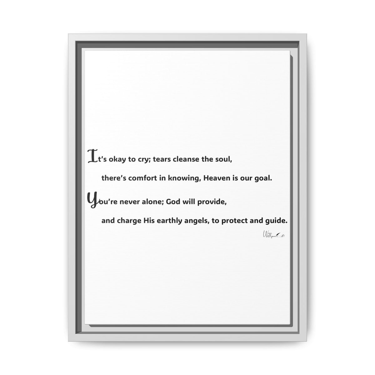 Matte Canvas, Framed (Multi-color)
