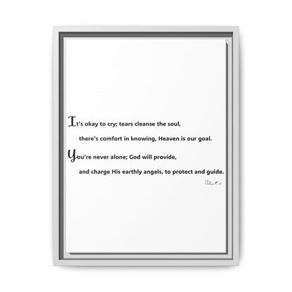 Matte Canvas, Framed (Multi-color)
