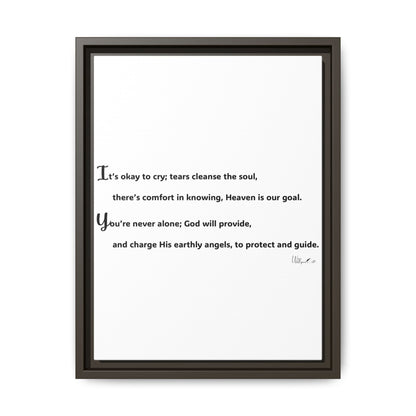 Matte Canvas, Framed (Multi-color)