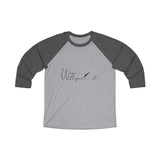 Unisex Tri-Blend 3\4 Raglan Tee