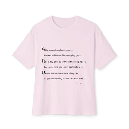 Unisex Oversized Boxy Tee