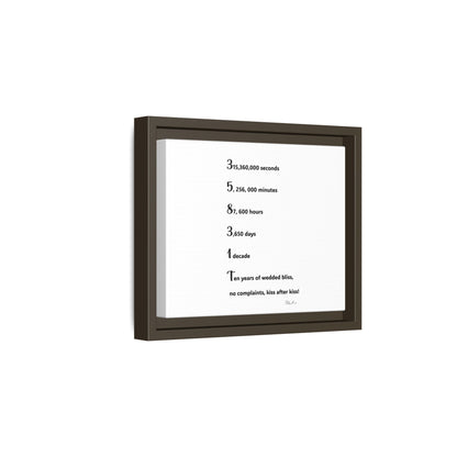 Matte Canvas, Framed (Multi-color)