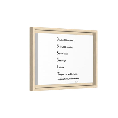 Matte Canvas, Framed (Multi-color)