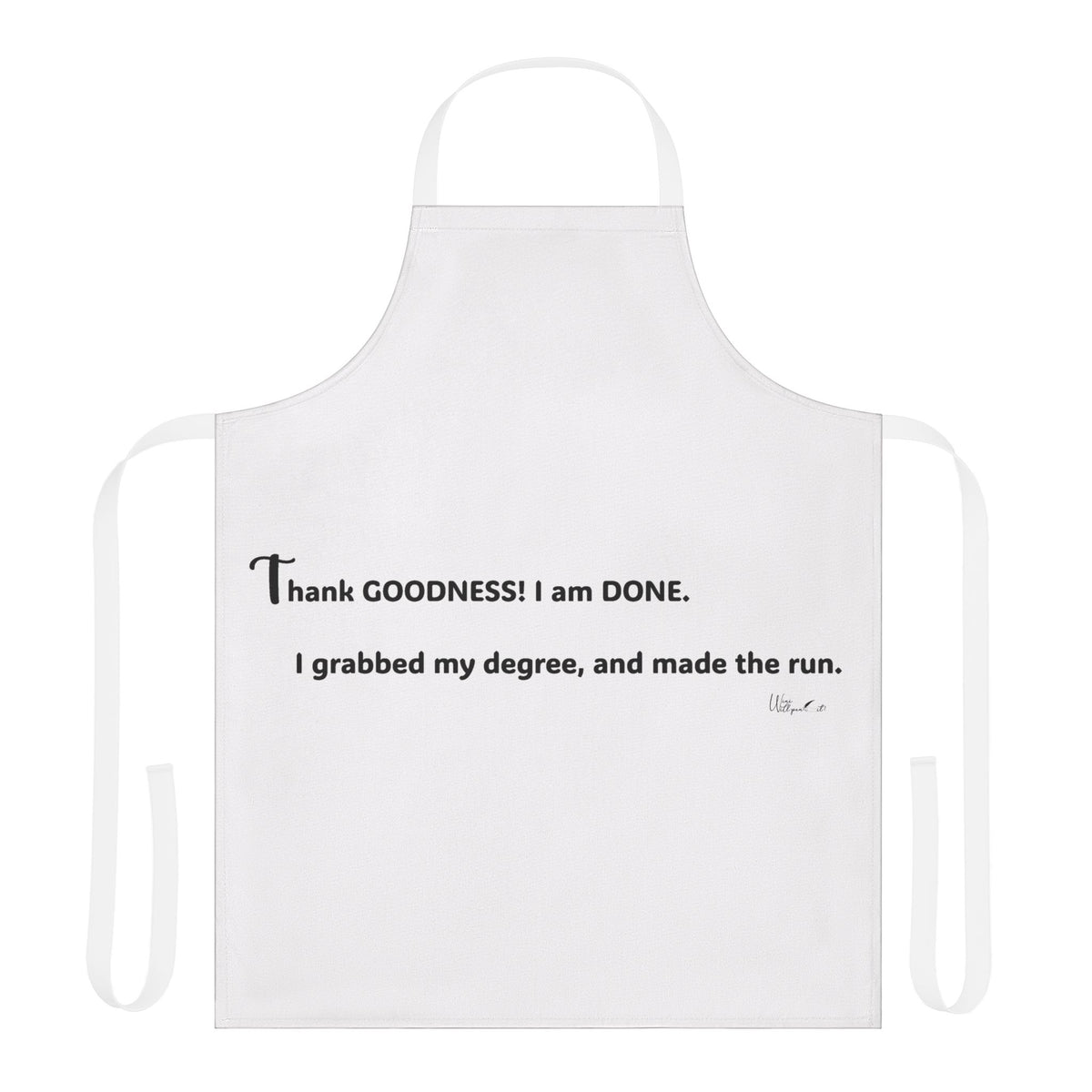 Apron, 5-Color Straps (AOP)