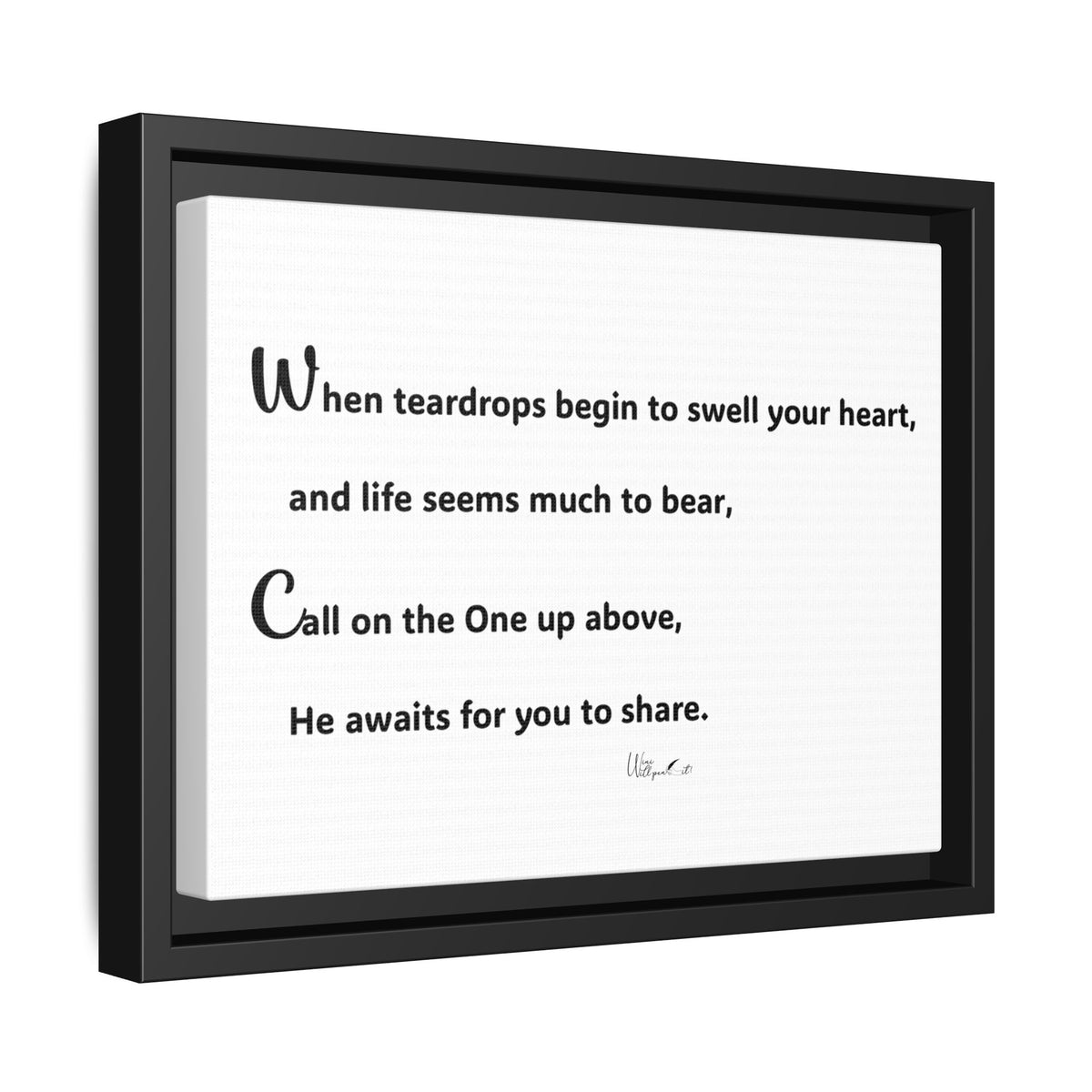 Matte Canvas, Framed (Multi-color)