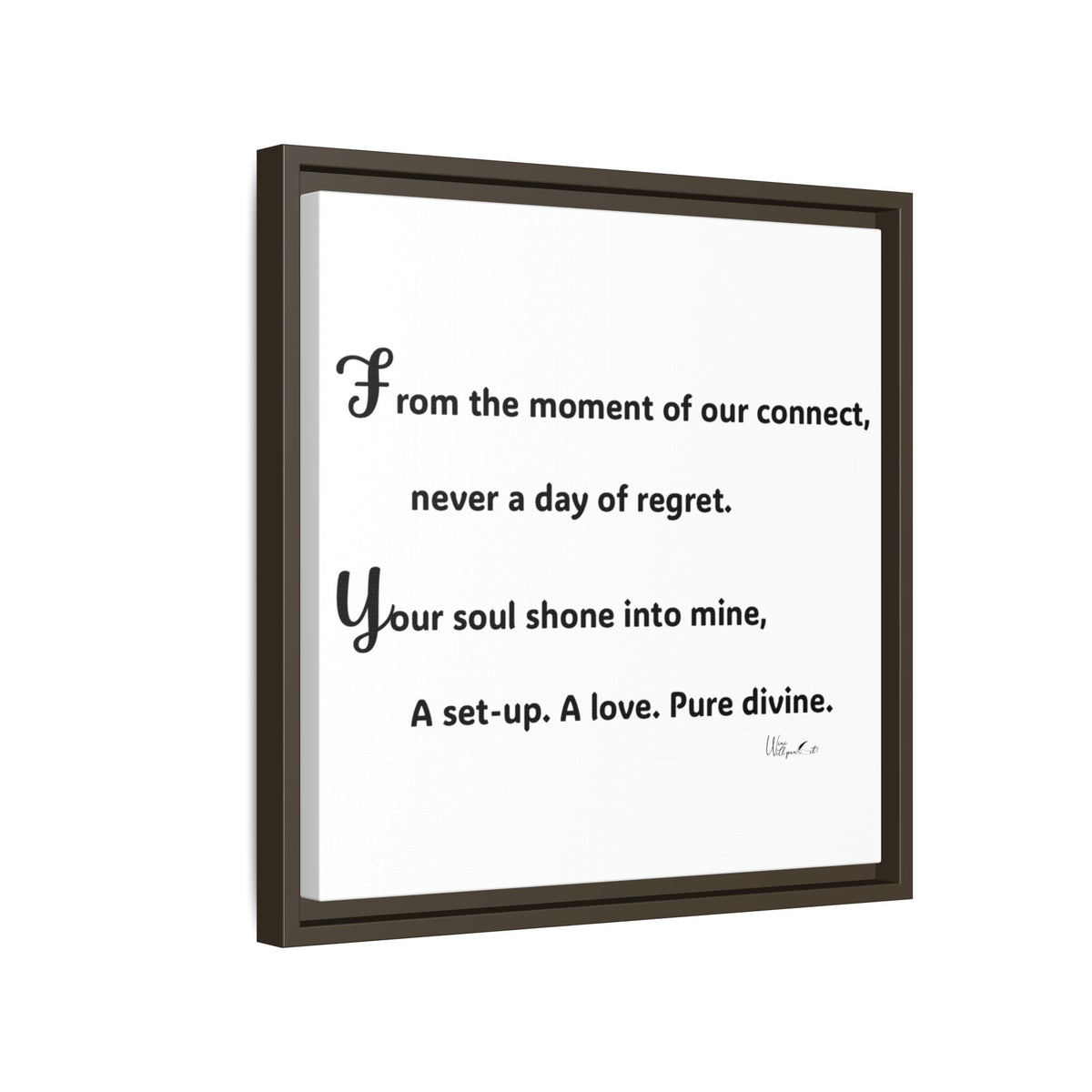 Matte Canvas, Framed (Multi-color)