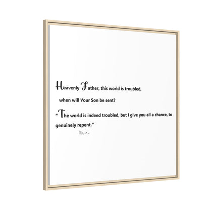 Matte Canvas, Framed (Multi-color)