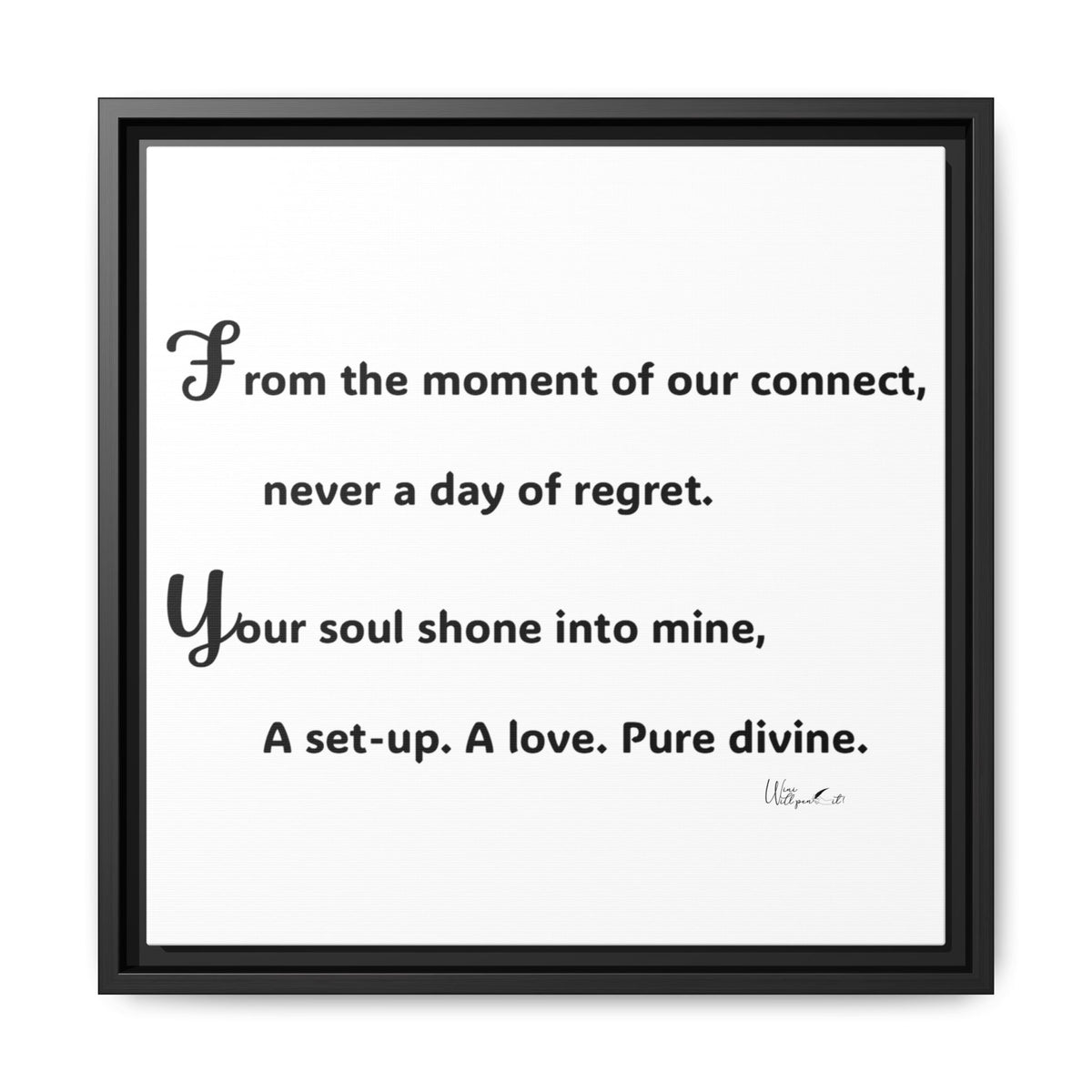 Matte Canvas, Framed (Multi-color)
