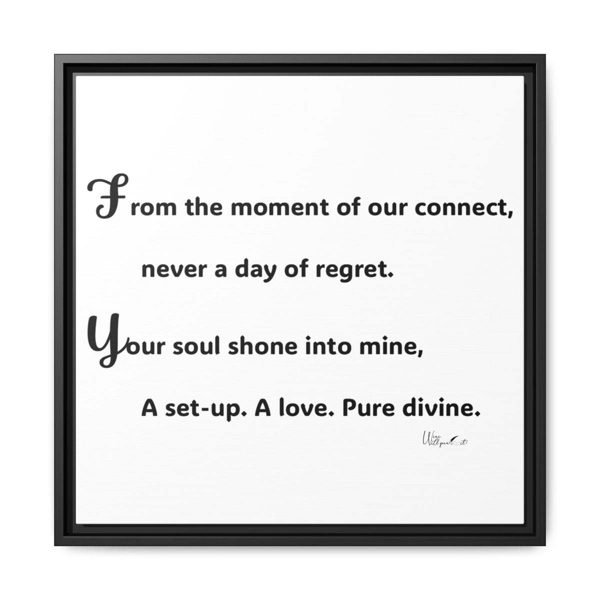 Matte Canvas, Framed (Multi-color)