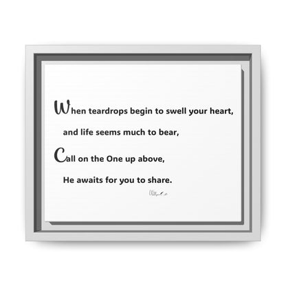 Matte Canvas, Framed (Multi-color)
