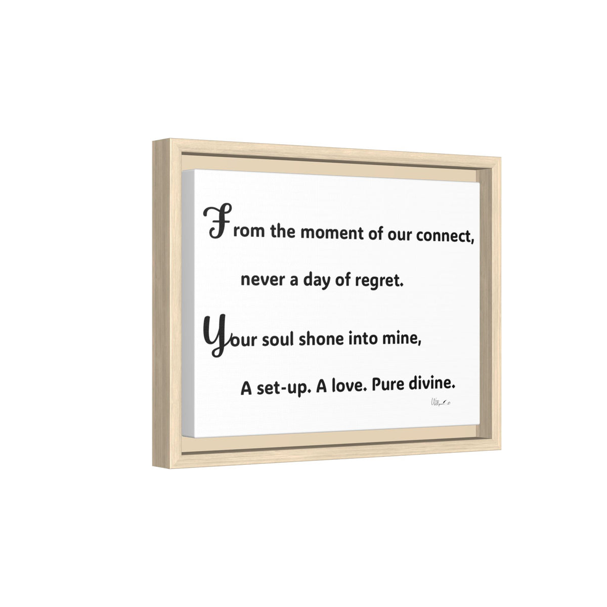 Matte Canvas, Framed (Multi-color)