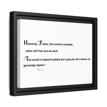 Matte Canvas, Framed (Multi-color)