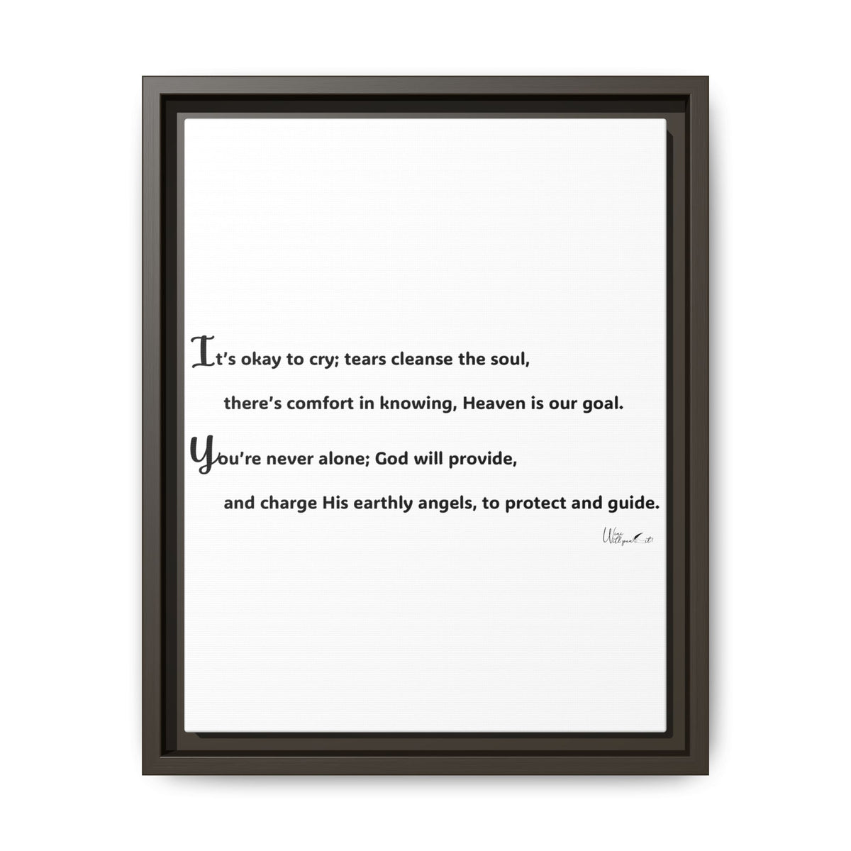 Matte Canvas, Framed (Multi-color)