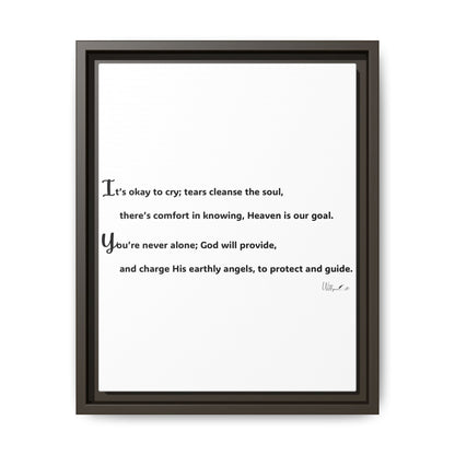 Matte Canvas, Framed (Multi-color)