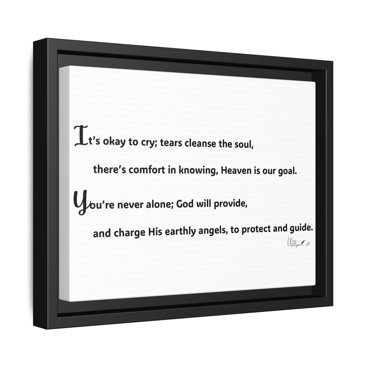 Matte Canvas, Framed (Multi-color)