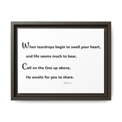 Matte Canvas, Framed (Multi-color)