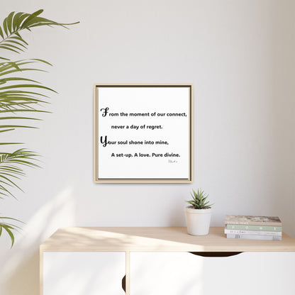 Matte Canvas, Framed (Multi-color)