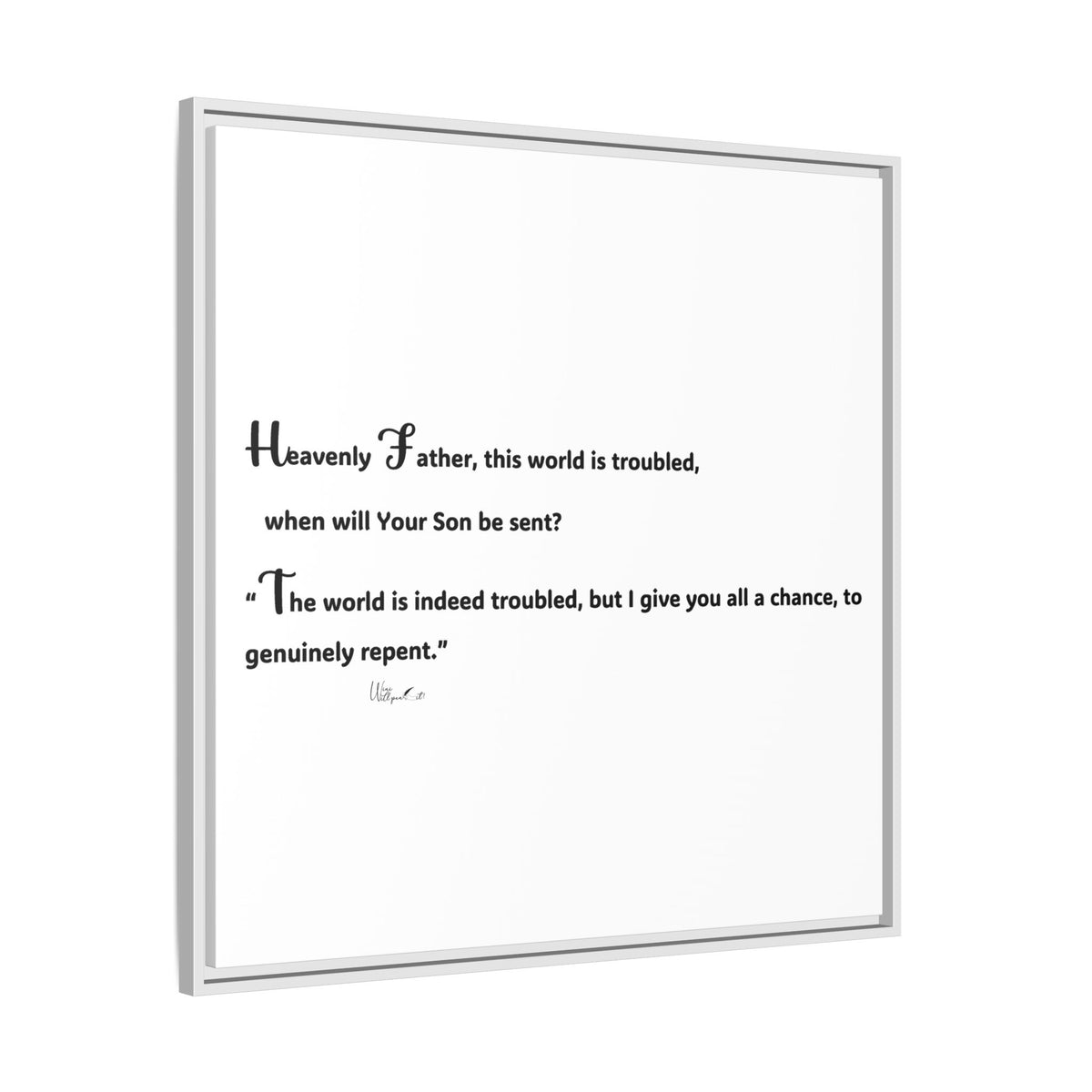 Matte Canvas, Framed (Multi-color)