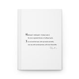 Hardcover Journal Matte