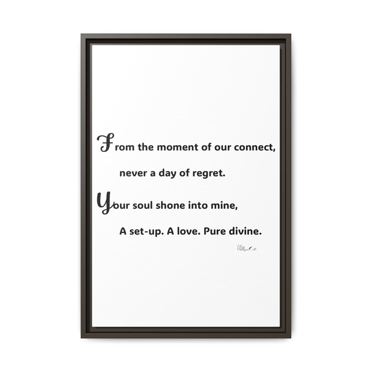 Matte Canvas, Framed (Multi-color)