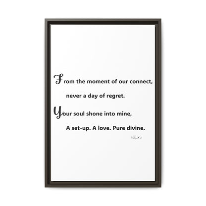Matte Canvas, Framed (Multi-color)
