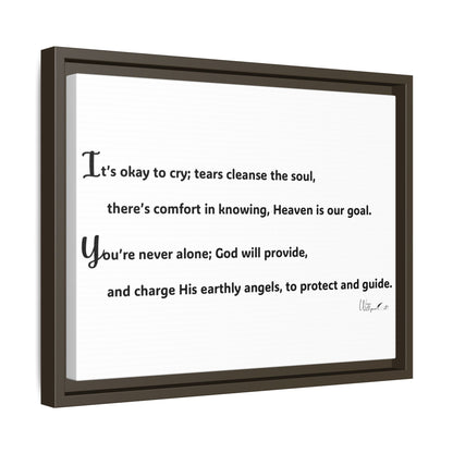 Matte Canvas, Framed (Multi-color)