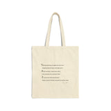 Cotton Canvas Tote Bag