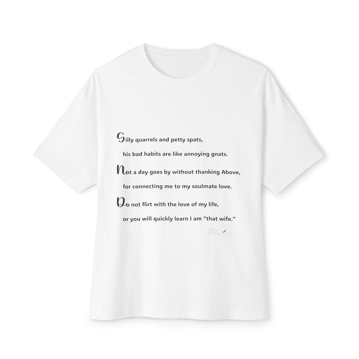 Unisex Oversized Boxy Tee