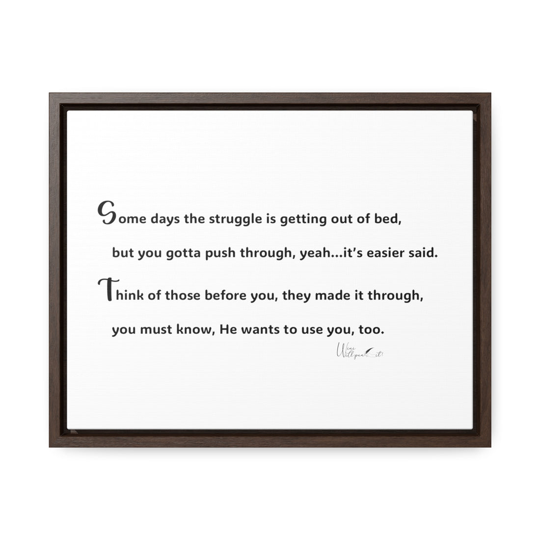 Gallery Canvas Wraps, Horizontal Frame