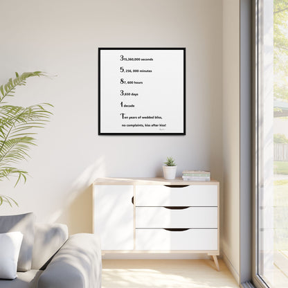 Matte Canvas, Framed (Multi-color)
