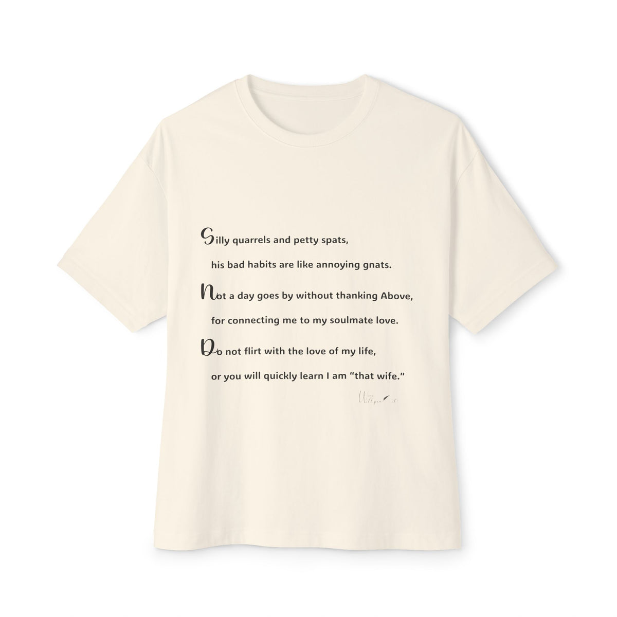 Unisex Oversized Boxy Tee