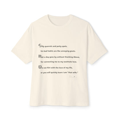 Unisex Oversized Boxy Tee