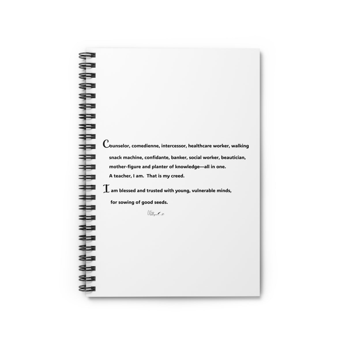 Spiral Notebook - Ruled Line