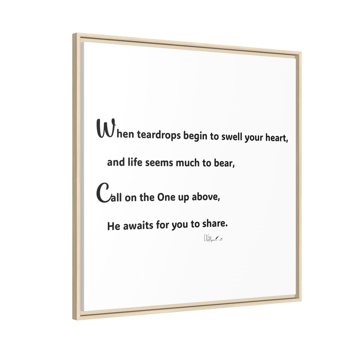 Matte Canvas, Framed (Multi-color)