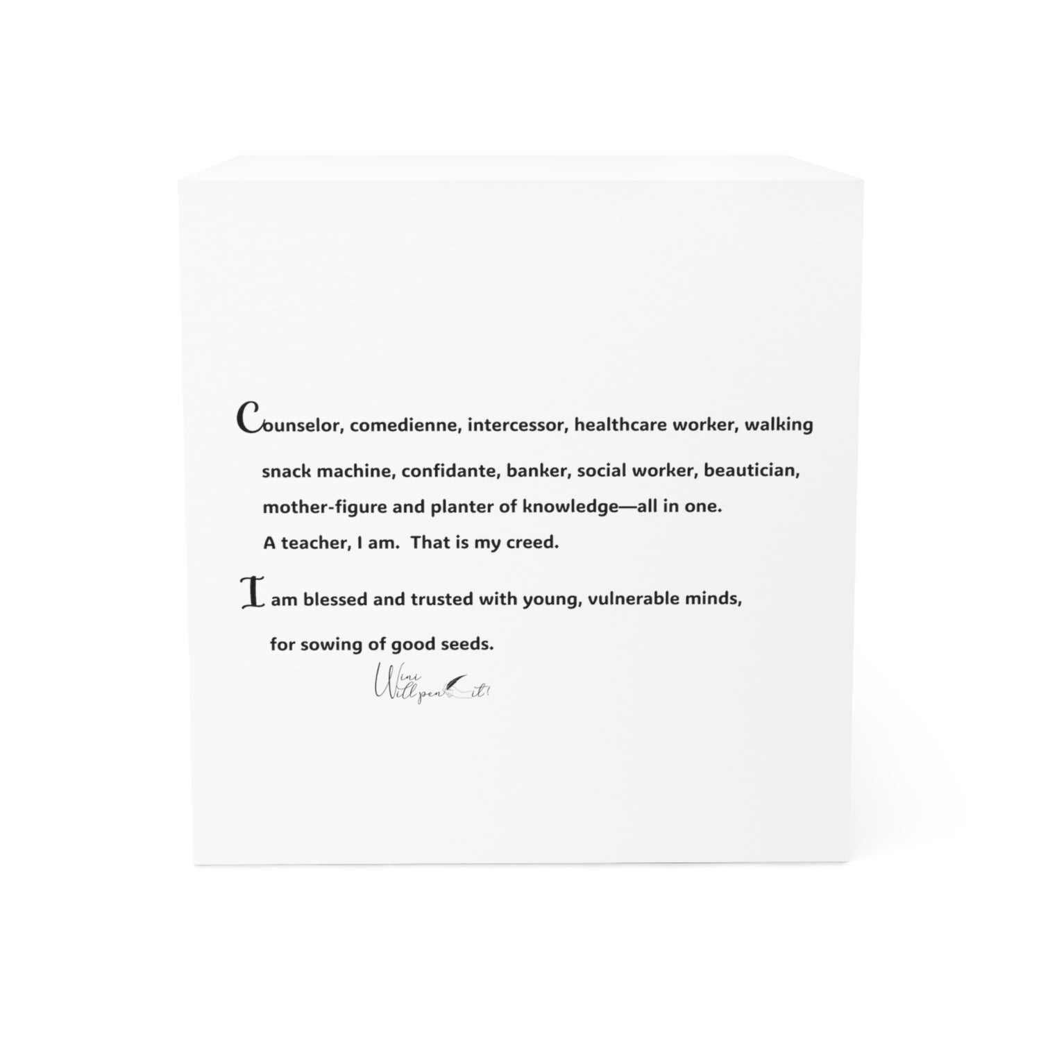 Note Cube