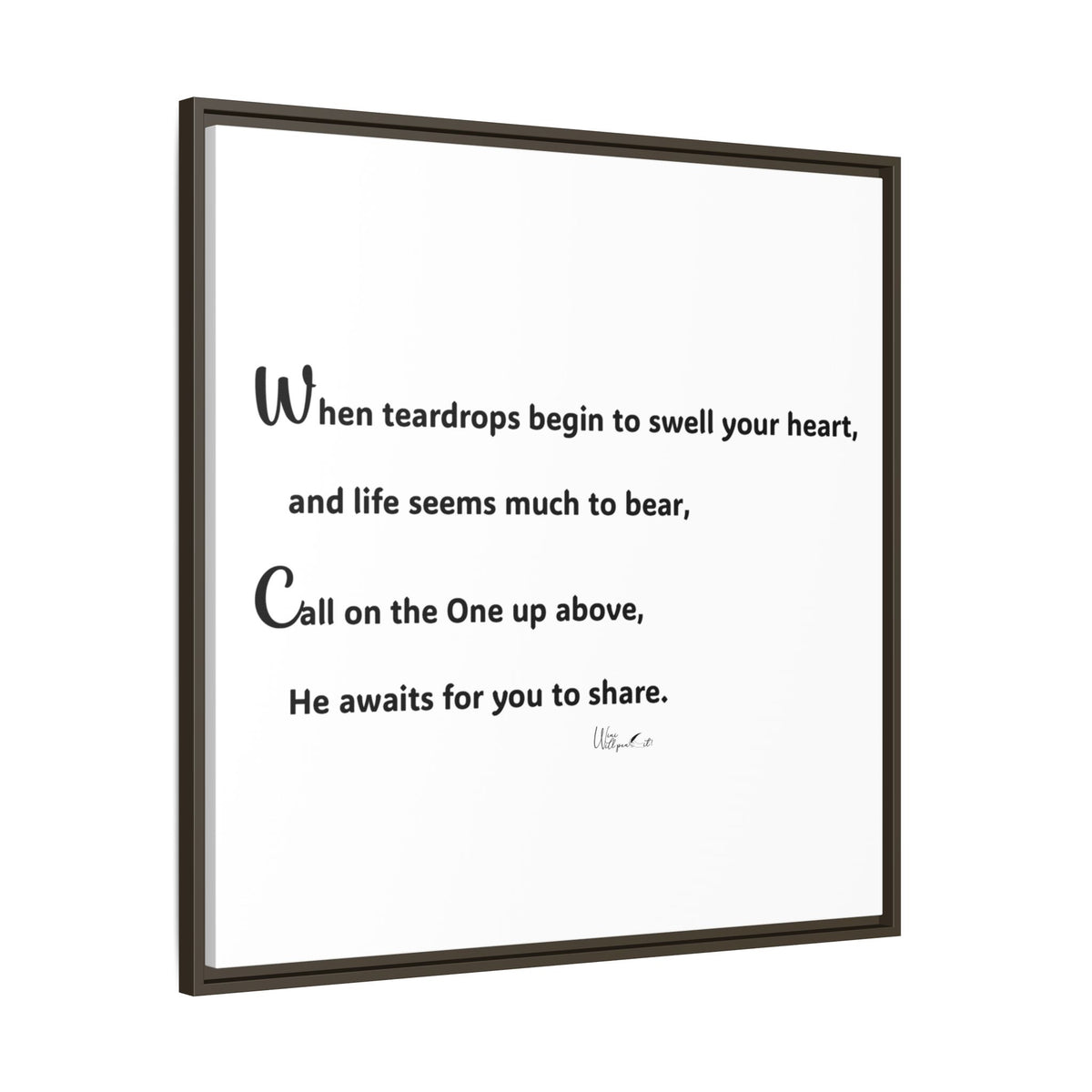 Matte Canvas, Framed (Multi-color)