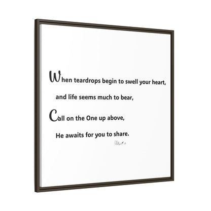 Matte Canvas, Framed (Multi-color)