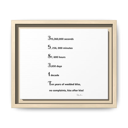 Matte Canvas, Framed (Multi-color)