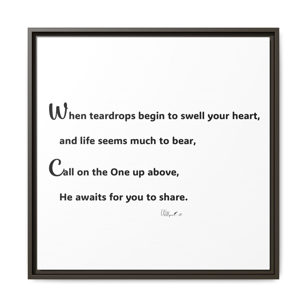 Matte Canvas, Framed (Multi-color)