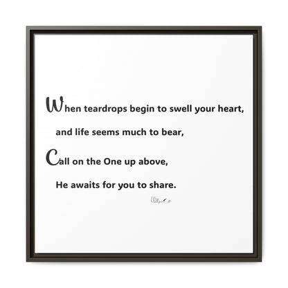 Matte Canvas, Framed (Multi-color)