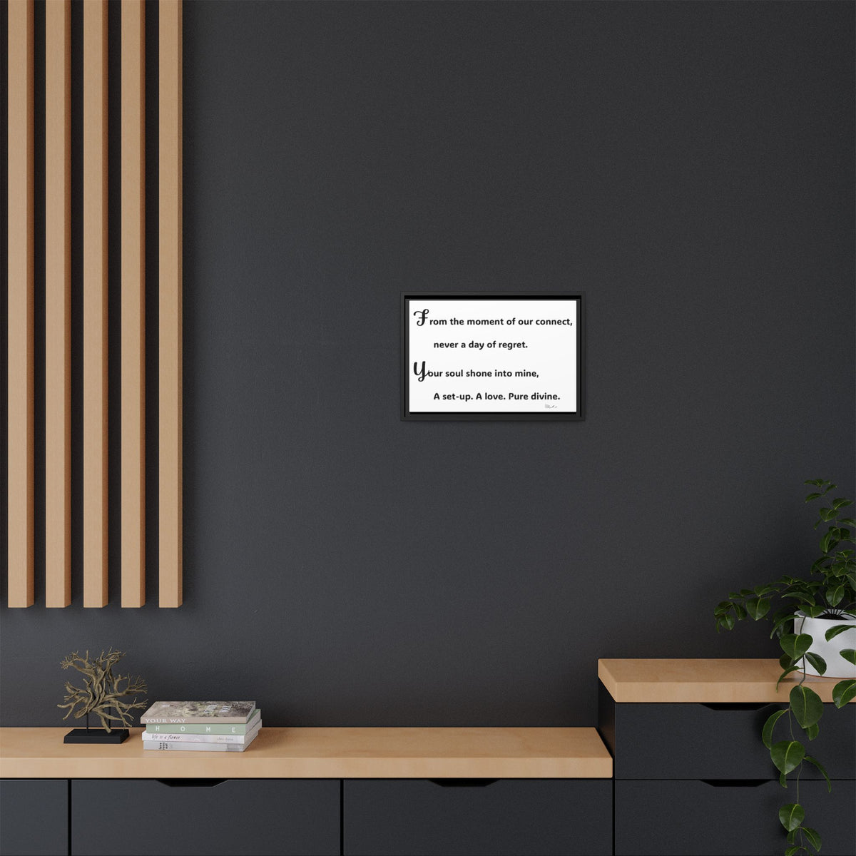 Matte Canvas, Framed (Multi-color)