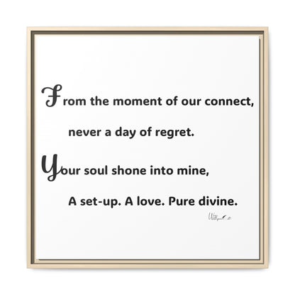 Matte Canvas, Framed (Multi-color)