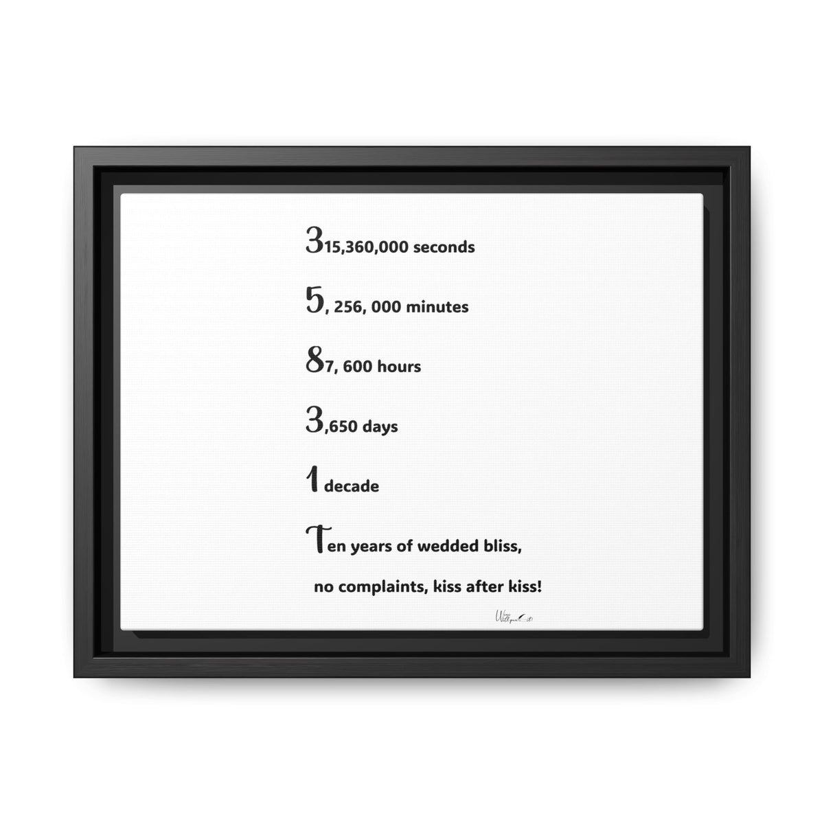 Matte Canvas, Framed (Multi-color)