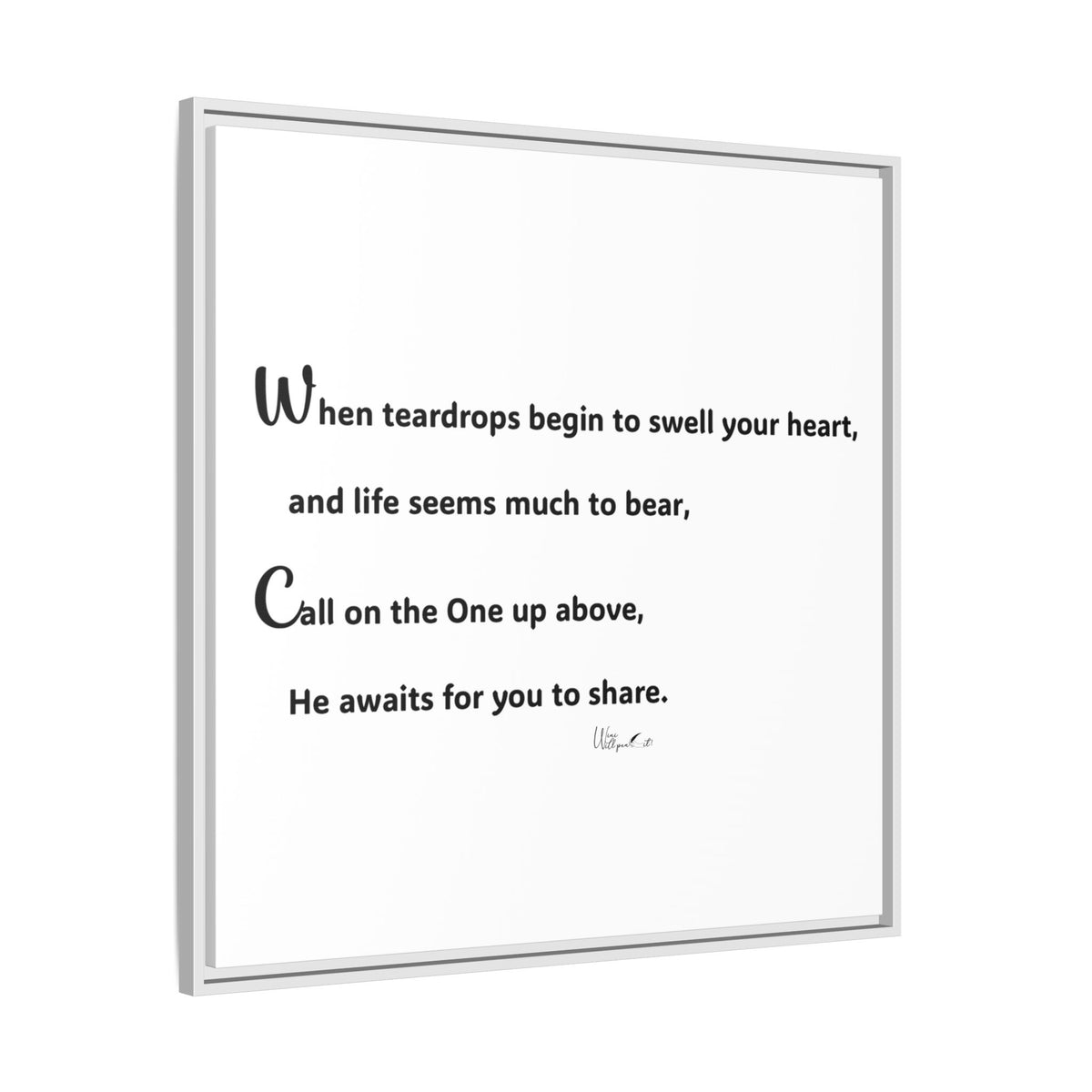 Matte Canvas, Framed (Multi-color)